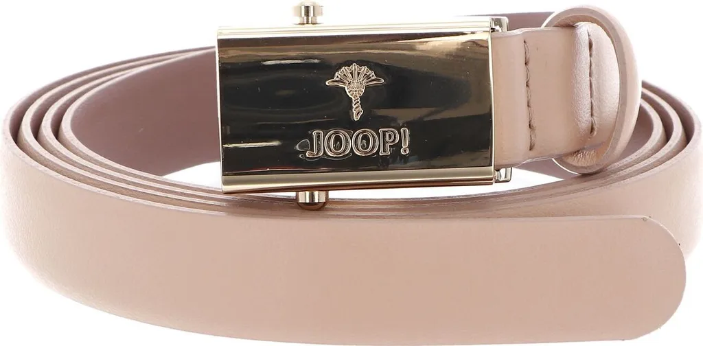 Regalo Donna: Cintura JOOP! Pelle Nude Beige 2cm W90 Elegante