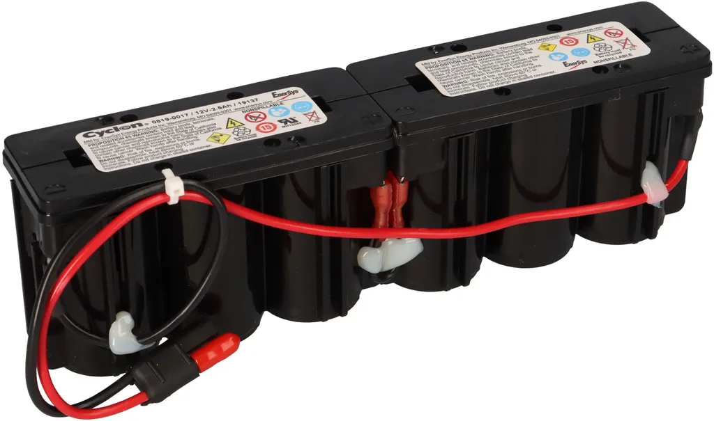 Batterie plomb 12V 2,5Ah Hawker Cyclon Monobloc pour alimentation