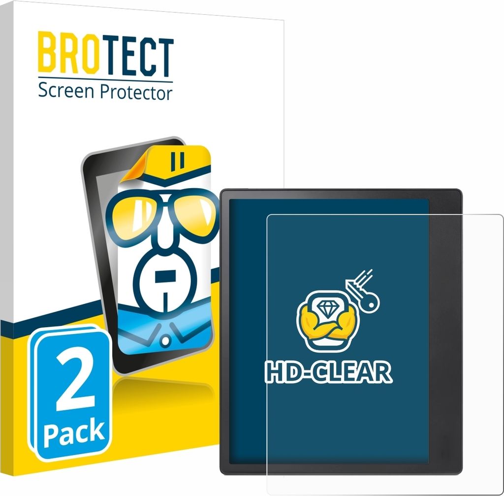 2x Für Kobo Elipsa 2E Schutzfolie BROTECT Displayschutz Display Schutz Folie Klar Transparent