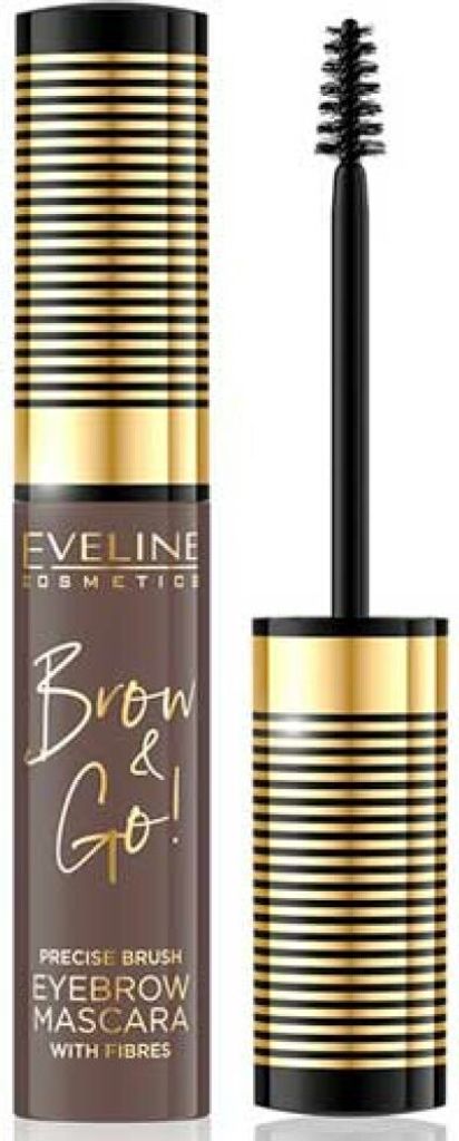 Eveline Cosmetics Brow & Go! – langanhaltender, glänzender Augenbrauenstift, Farbton 01 - light
