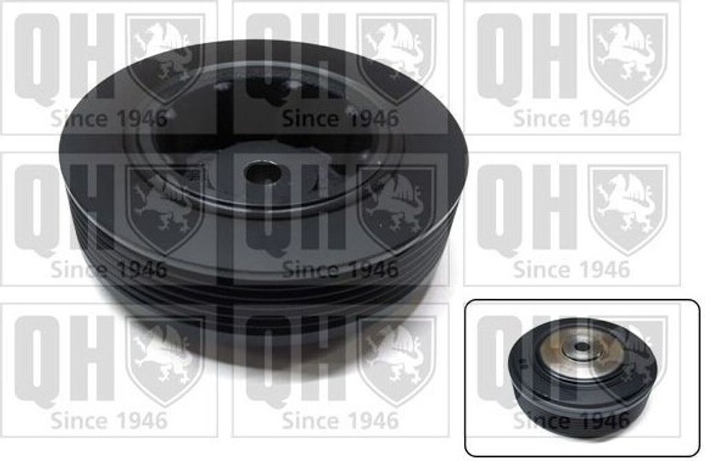 QUINTON HAZELL QCD22 Riemenscheibe Kurbelwelle für RENAULT ESPACE III (JE0) 122mm