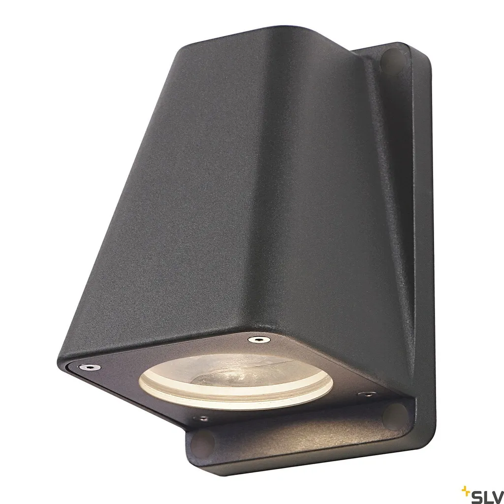 Applique extérieure SLV Wallyx 227195 Anthracite GU10 LED 50W IP44