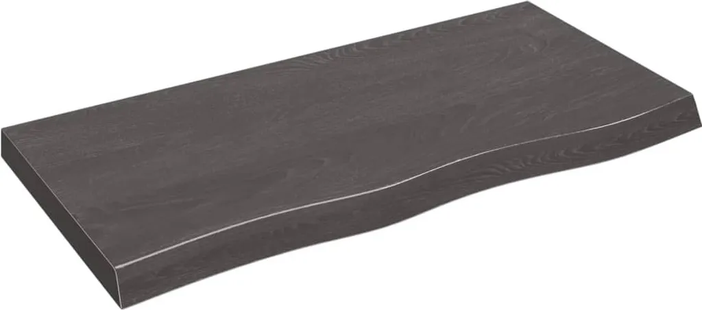 Ripiano Professionale Rovere Massiccio 100x50 | Mensola Alta Qualità