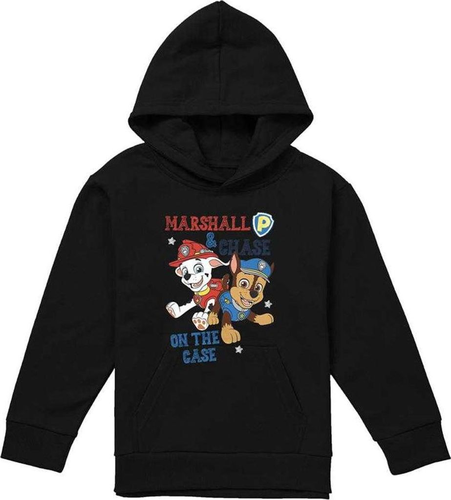 Paw Patrol - "Ruff Ruff Rescue" Hoodie zum Überziehen für Kinder, meliert TV22574 (152-158) (Schwarz)