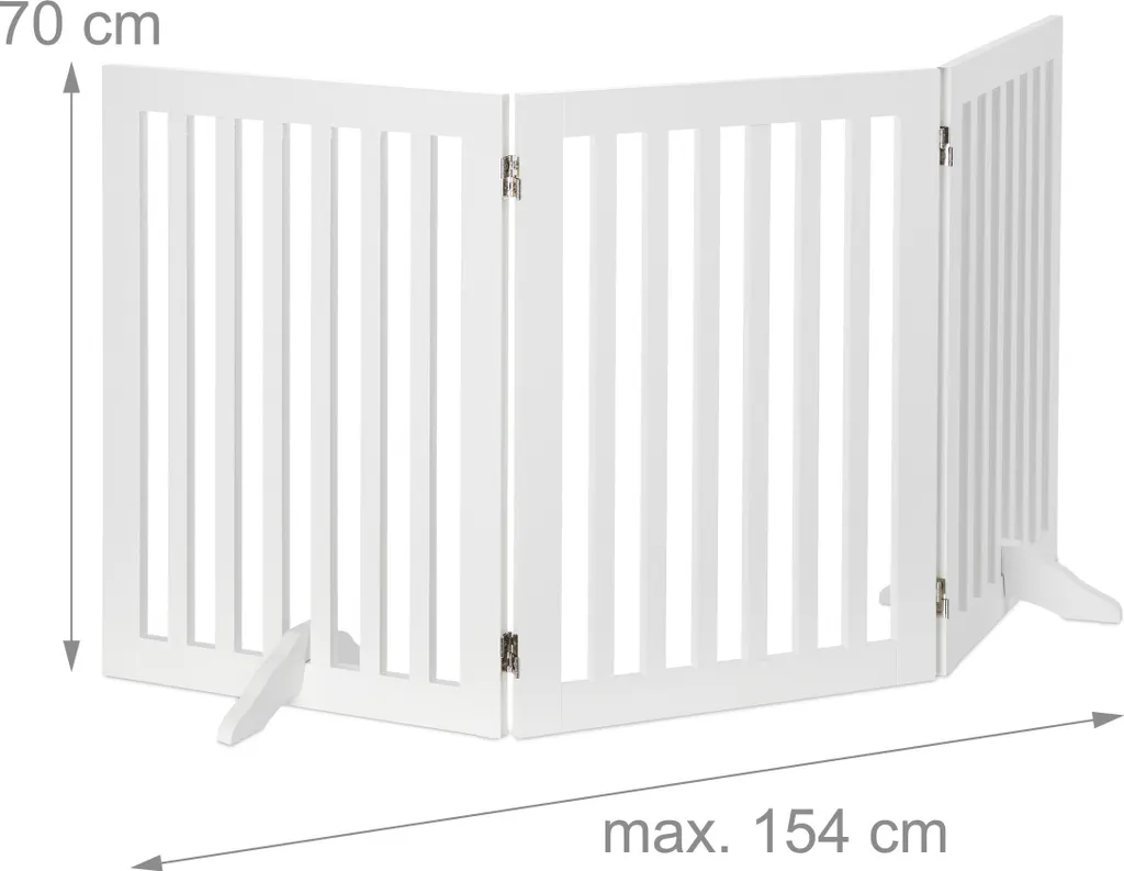 Cancelletto Sicurezza Relaxdays 70 cm - Barriera Estensibile per Scale - 4