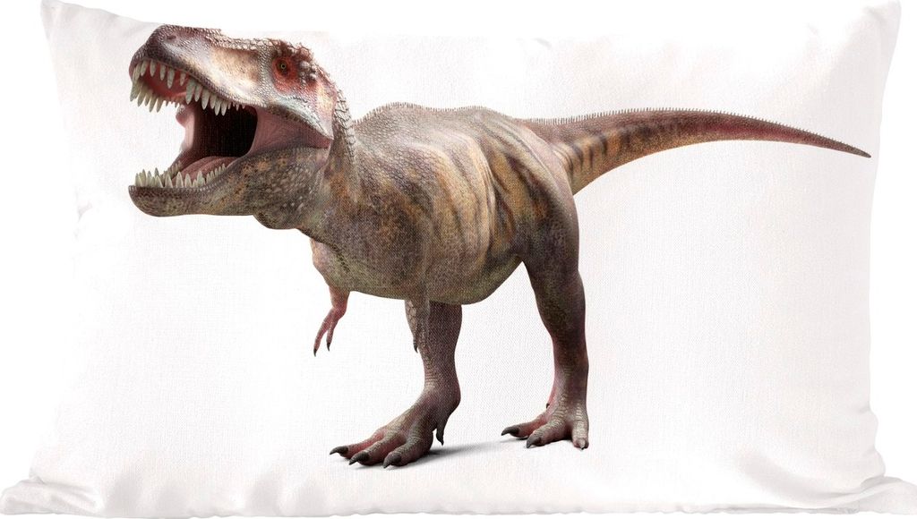 MuchoWow Zierkissen Sofakissen Wohnzimmer Dekokissen 60x40 cm Dinosaurier - Vorgeschichte - Tyrannosaurus - Kinder - Kids - Kinder - Kopfkissen -...