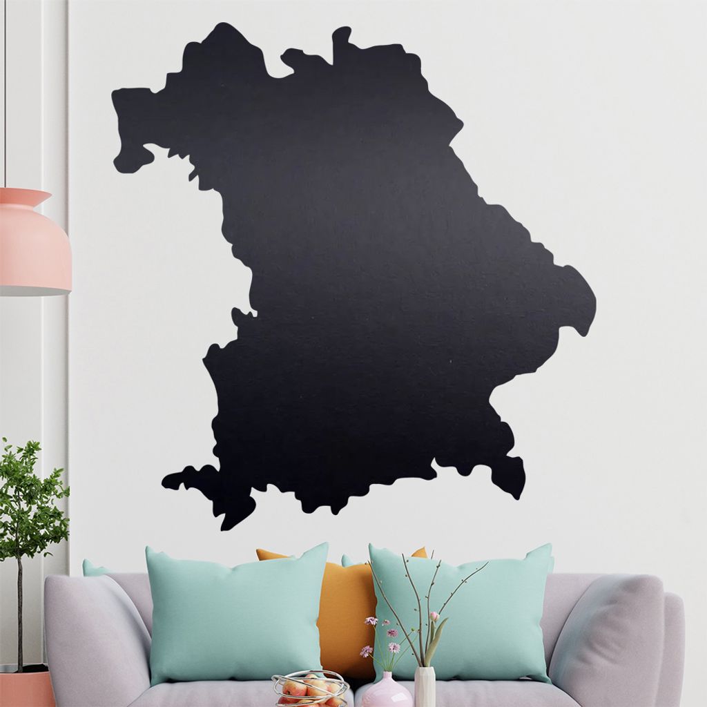 KIWISTAR Bundesland Bayern - München Allianz Arena Wandtattoo in 6 Größen - Wandaufkleber Wall Sticker - Dekoration, Küche, Wohnzimmer, Schlafz...