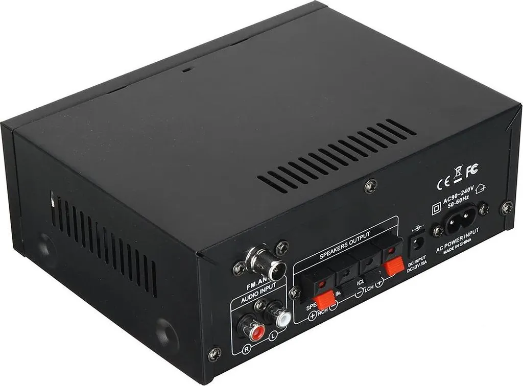 Amplificatore Bluetooth T15H 2x15W | Stereo 2.0 Con Bassi E Alti Regolabili | Ingresso AUX USB | Alimentazione 9-24V - 3