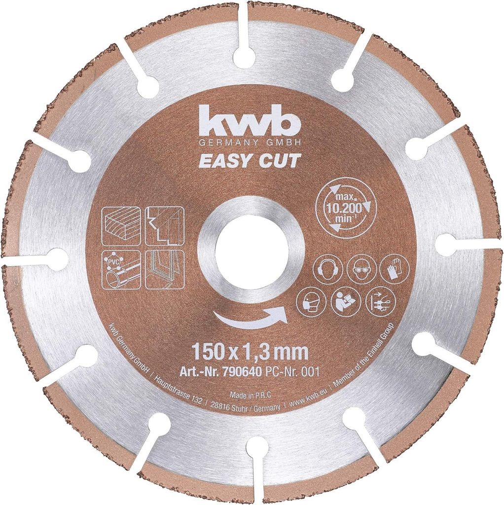 kwb Easy-Cut universele doorslijpschijf van hardmetaal, 150 Productafbeelding 