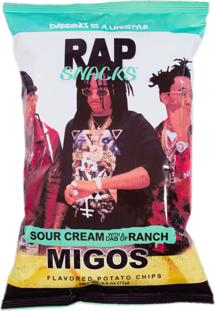 Rap Snacks Migos Sour Cream Ranch (12 x 71g) Produktbild 