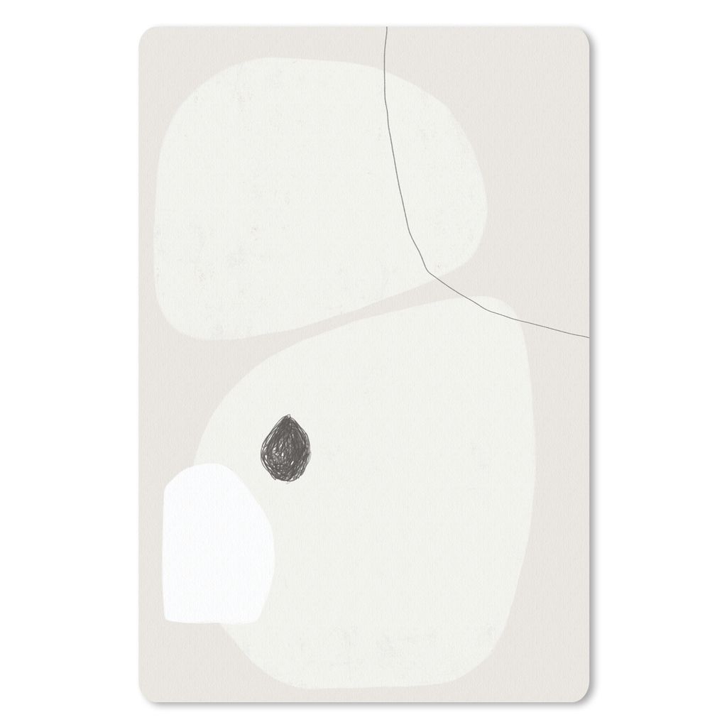 MuchoWow Mauspad Mousepad Pastell - Minimalismus - Gestaltung 40x60 cm - Mousepads - Maus Mat - Pad - Mausunterlage - Schreibtisch Accesoire