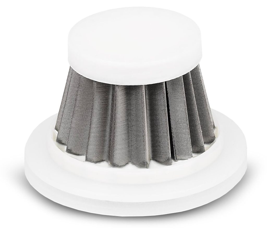alca HEPA Ersatzfilter (Metall - auswaschbar) für Staubsauger alca AkkuCleaner Compact (221300) Auto-Handstaubsauger Filter Ersatz