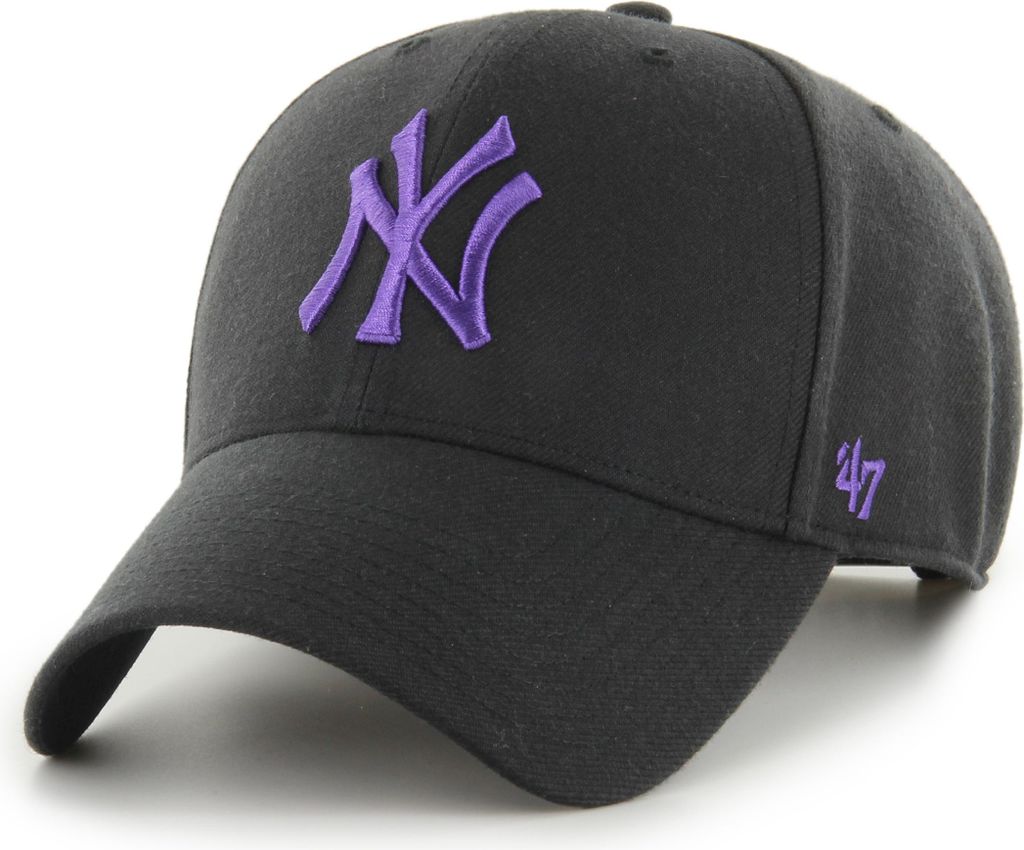 47 Brand Curved Snapback Cap MLB New York Yankees schwarz Produktbild 