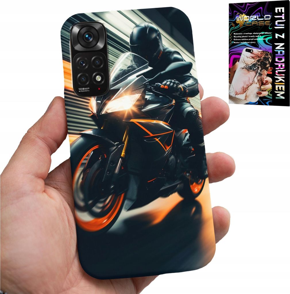 Fall Für Xiaomi Note 11 / 11S - Motorrad-Fan Motorrad + Glas