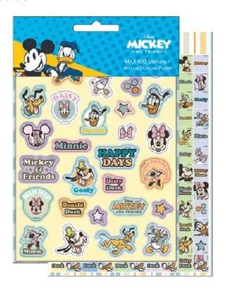 Disney Mickey 600-teiliger Aufklebersatz