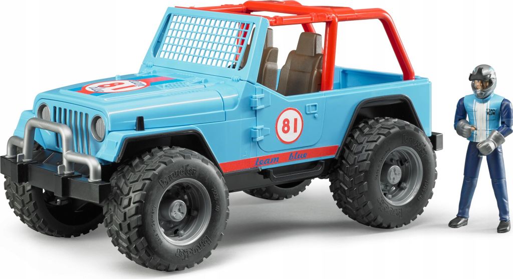 Bruder 02541 - Jeep Cross Country Racer blau mit Image du produit 