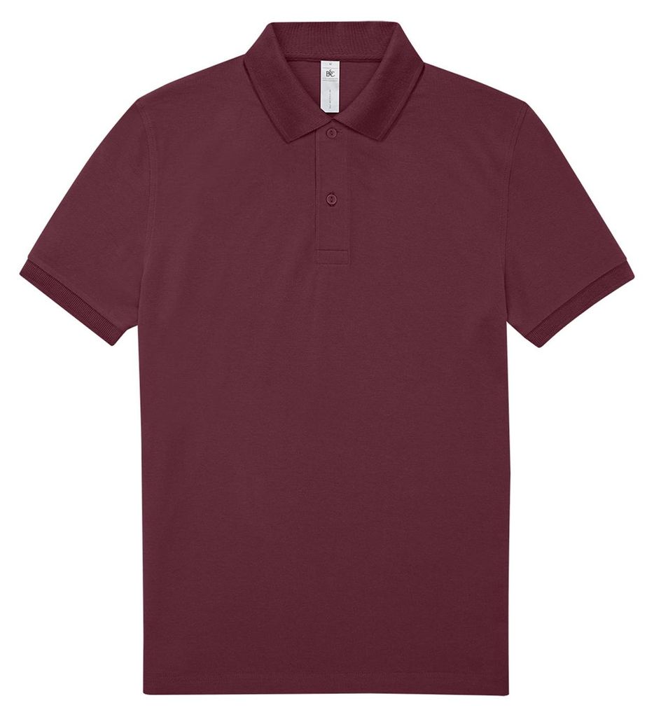 B&C - "My 180" Poloshirt für Herren FK2506 (M) (Burgunderrot)