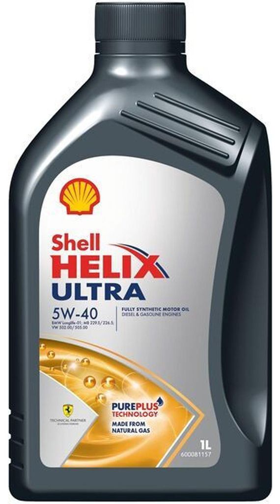 SHELL Helix Ultra für 5W-40 1 Liter Motoröl Motorenöl Longlife-01 A40 PSA B71 2296 RN0700 RN0710 229.5 226.5 502 00 505 00 LL-B-025 Öl