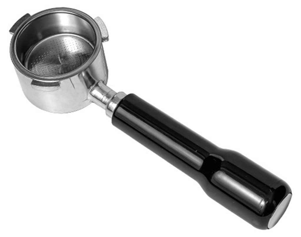 51-mm-Siebträger ohne Boden für DeLonghi-Kaffeemaschinen, Edelstahlfilter 304 mit Griff, professionelles Espresso-Werkzeug zum Tampen und Extrahi...