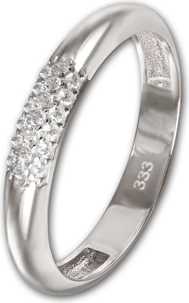 Bague en Or Blanc Véritable pour Femme Taille 56 GoldDream GDR559J56
