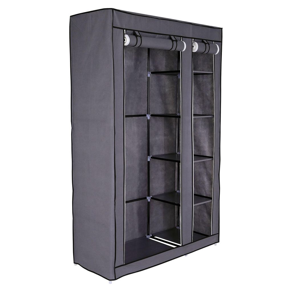 dibea Armoire à vêtements en tissu, armoire pliante stable Image du produit 