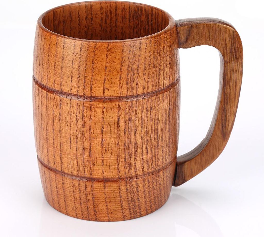 Tasse Klassische Teetasse aus Holz, Kaffee für Bierwasser