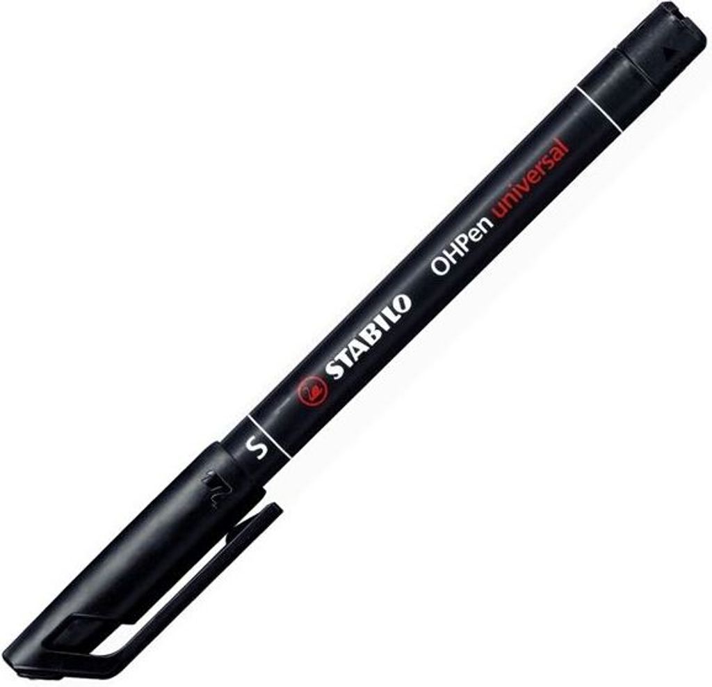 A black marker pen is shown against a white background.