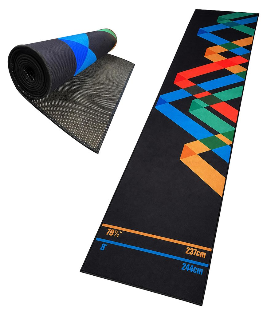 Relaxdays, tapis de fléchettes avec ligne de démarcation, Image du produit 