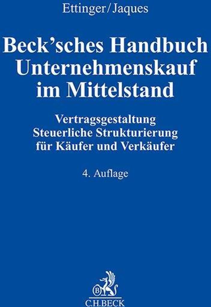 Beck'sches Handbuch Unternehmenskauf im Mittelstand