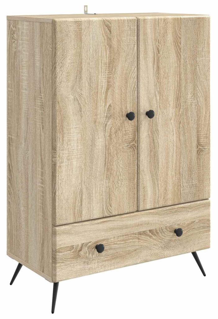 Sideboard Sonoma-Eiche 66 x 34,5 x 95 cm Holzwerkstoff