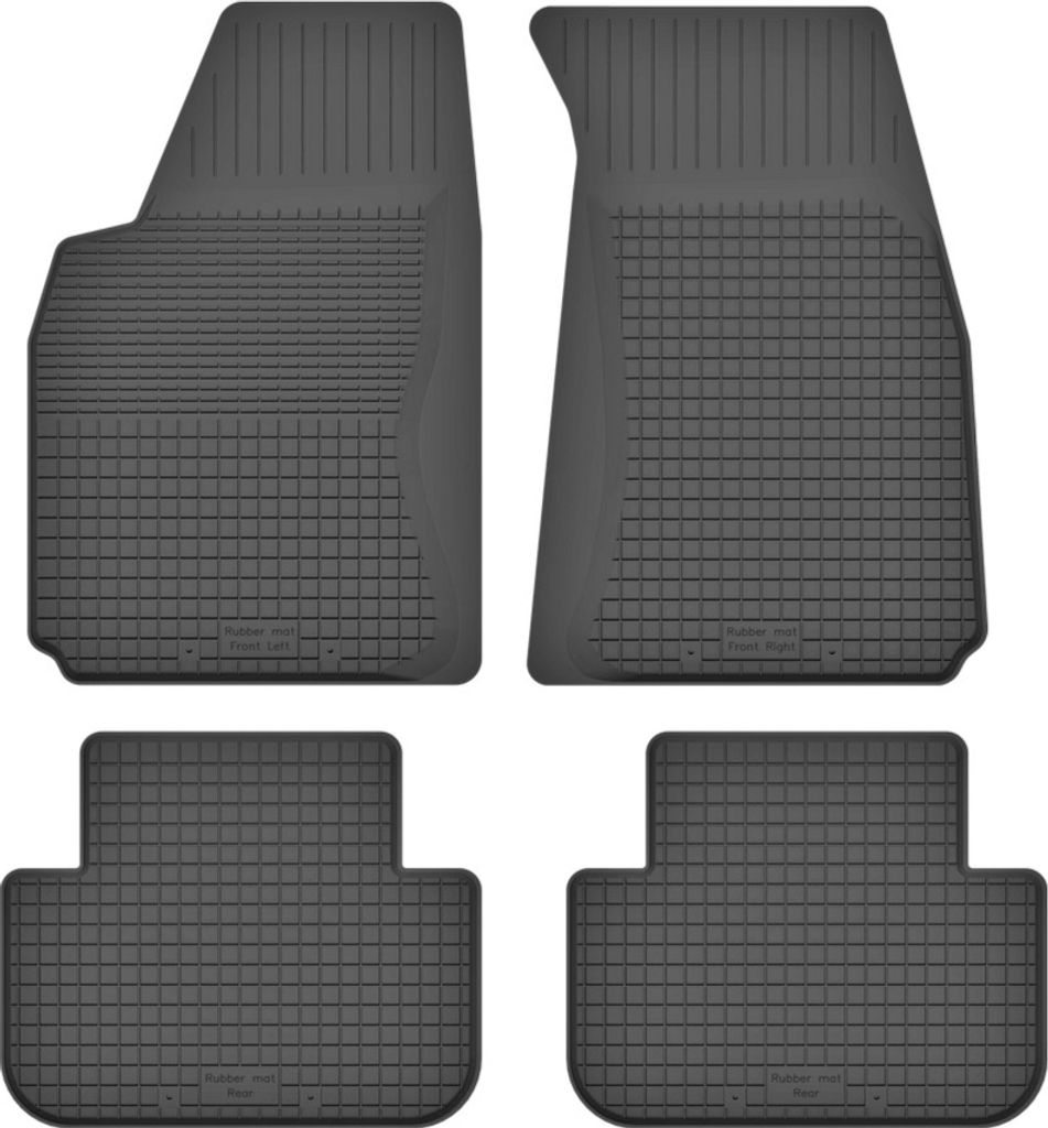 Gummifußmatten 4er Set, universell für: SsangYong Kyron SUV (2005-2014)