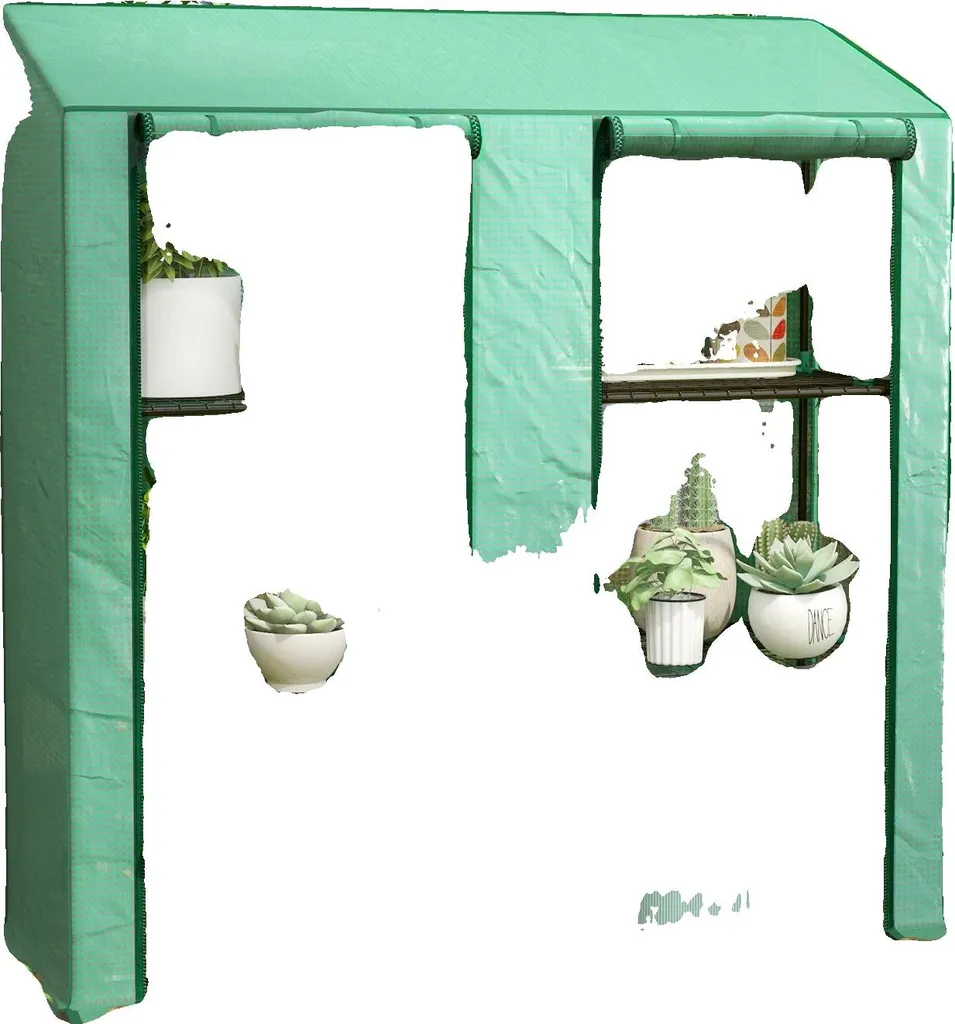 Serre tunnel de jardin en bâche étanche 143cm - Protection Toutes Saisons