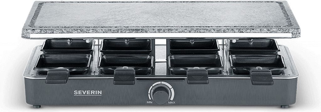 Raclette Partygrill Naturgrillstein SEVERIN RG 2372 mit 8 Produktbild 