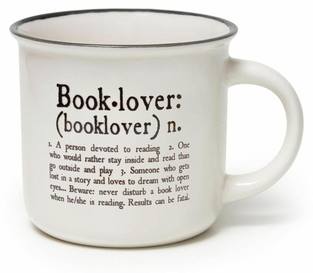 Legami Cup-Puccino Mug Book Lovers, Kaffeetasse, Tasse, Becher, New Bone China, 350 ml, CUP0045