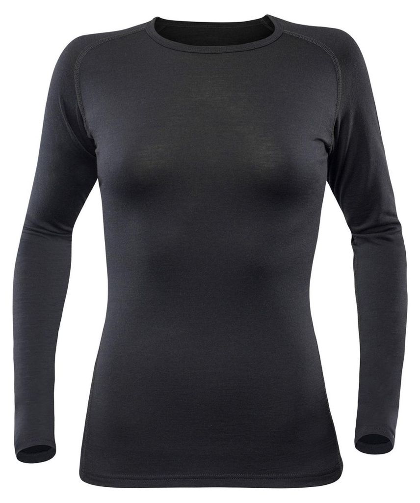 DEVOLD BREEZE WOMAN Damen Langarmshirt schwarz schwarz XL
