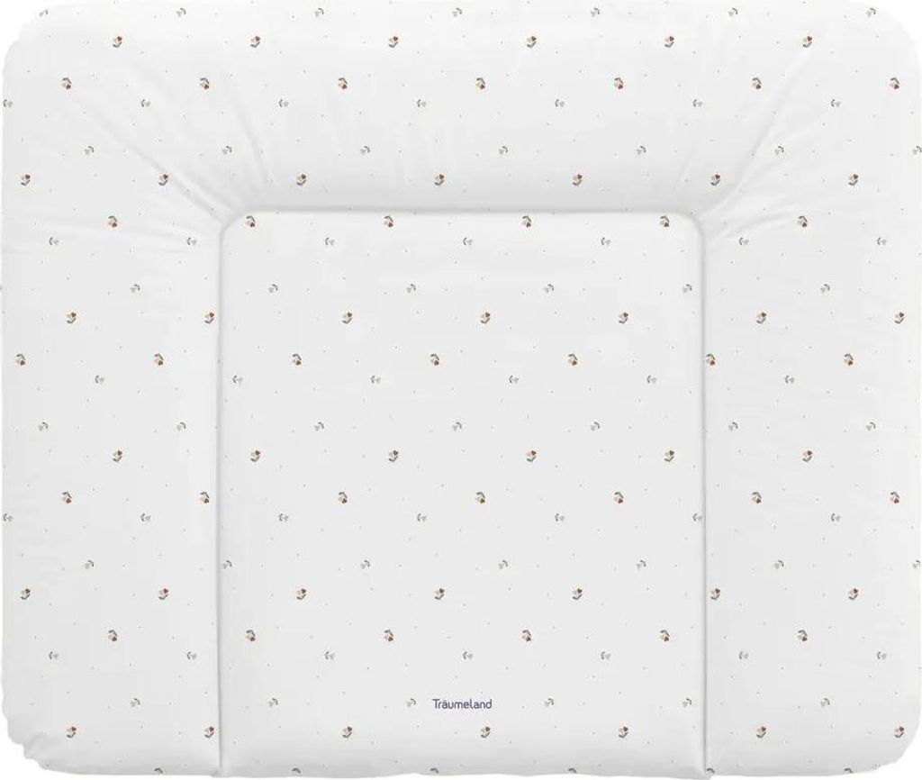 Träumeland Wickelauflage Fiore beige 75 x 85 cm Produktbild 