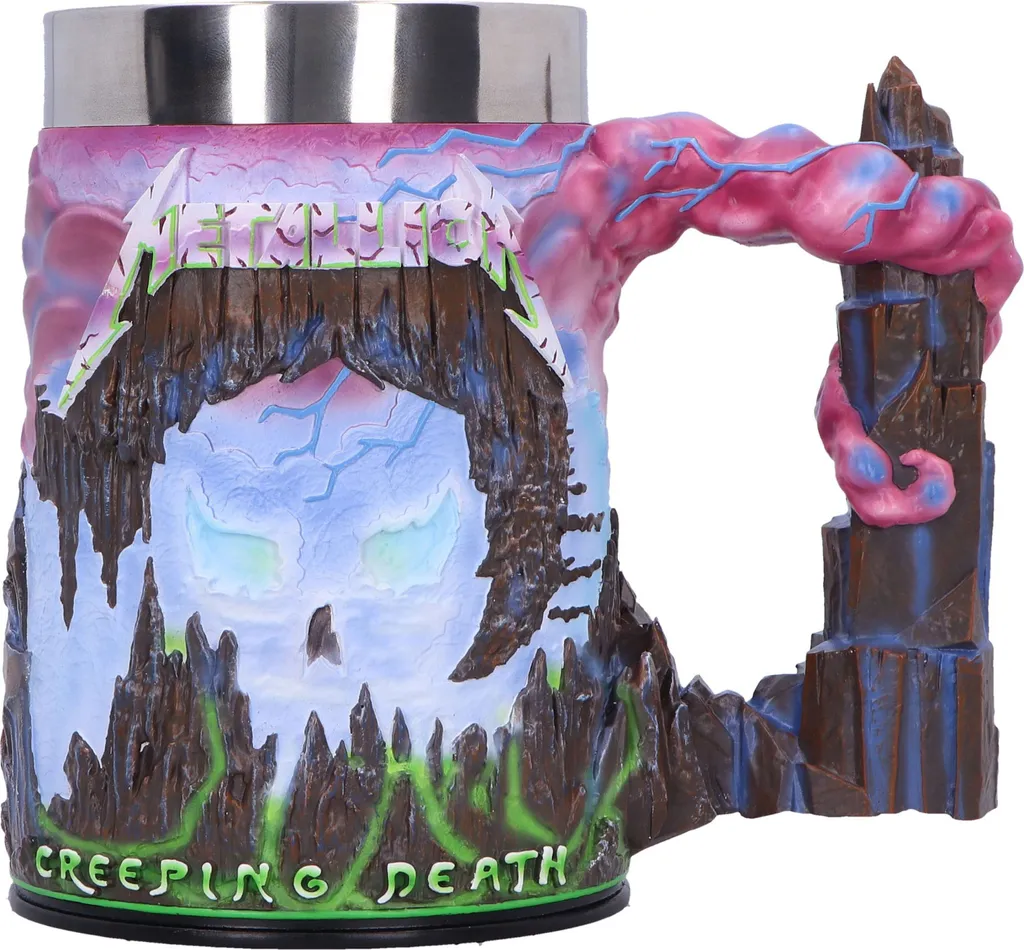 Chop Metallica Creeping Death : Chope de Bière Officielle en Résine