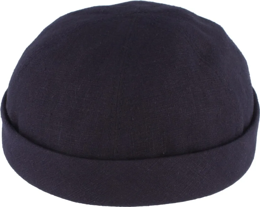 Cappello Docker senza bordo Bullani in 100% lino