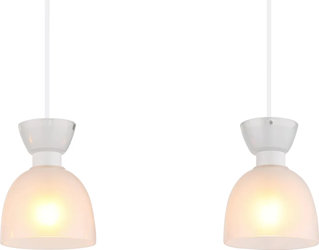 Suspension réglable blanche 56 cm - Solution plafonds bas et hauts