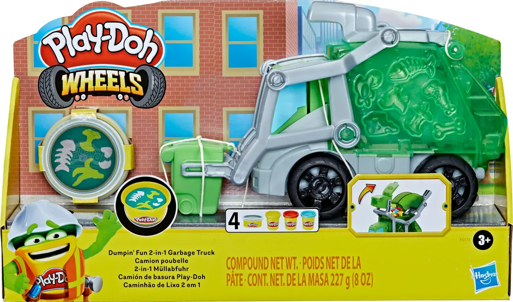 Camion Poubelle Play-Doh : Jouet Créatif pour Apprendre le Recyclage