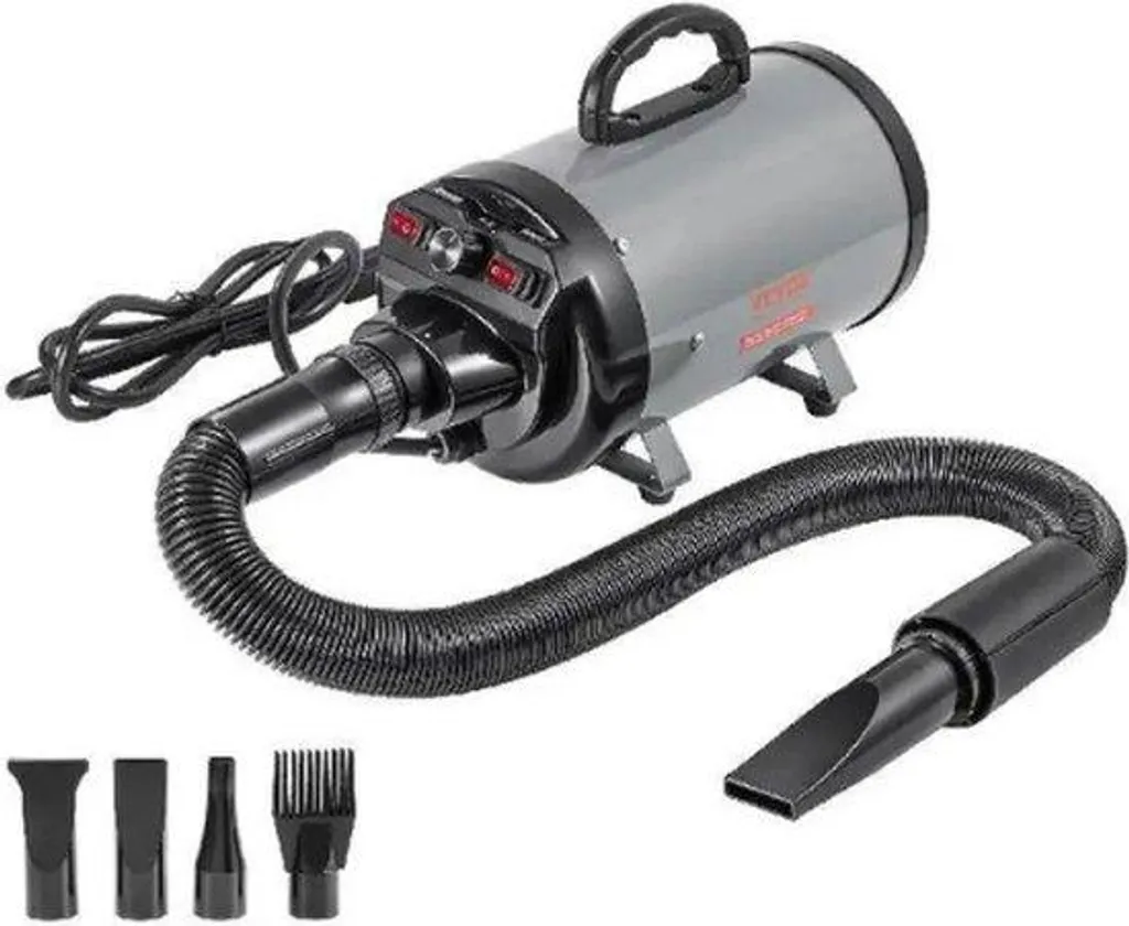 Sèche-chien métal gris extensible : fini les poils mouillés et odeurs