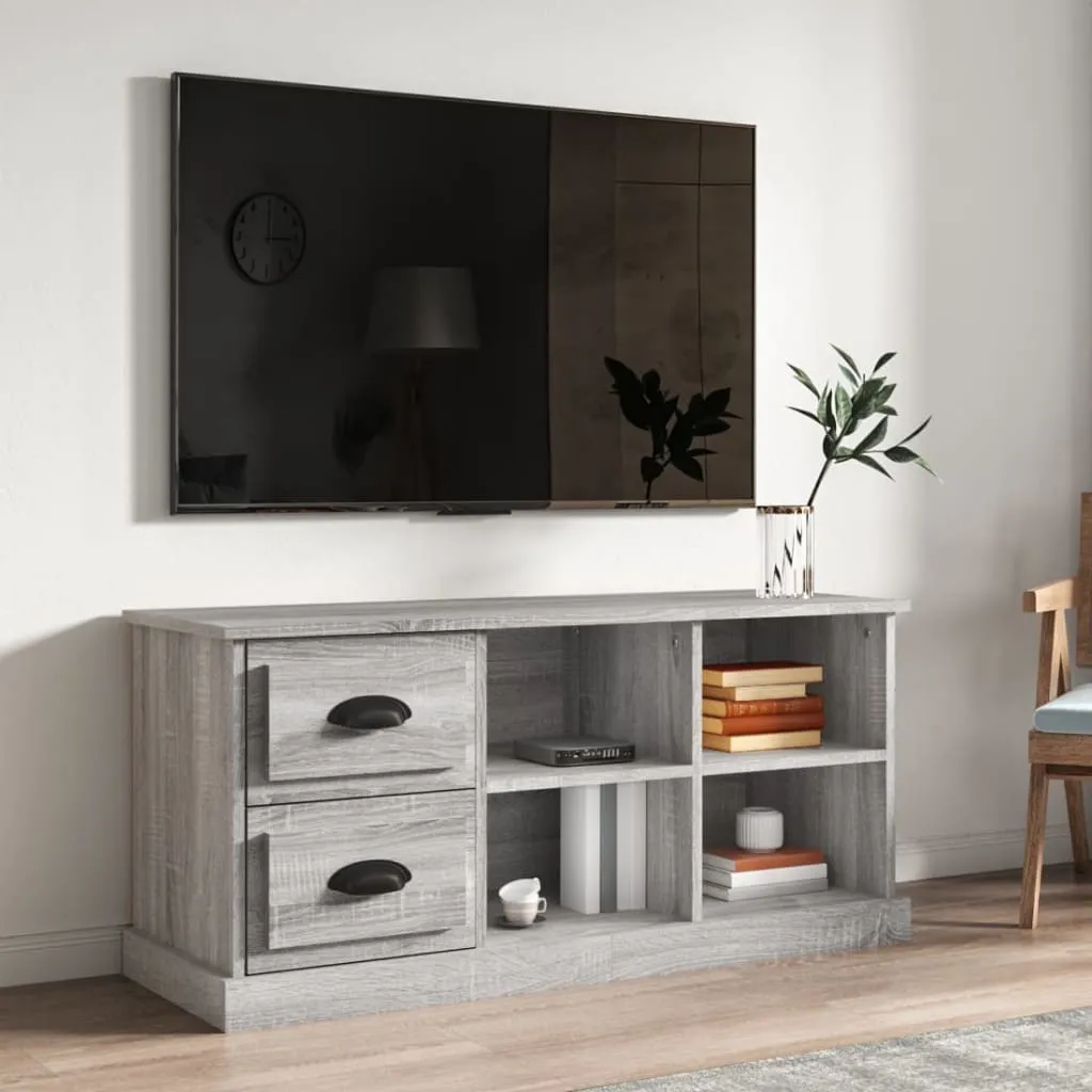 Mobile Basso Porta TV Grigio Sonoma - Arredamento Soggiorno Chic