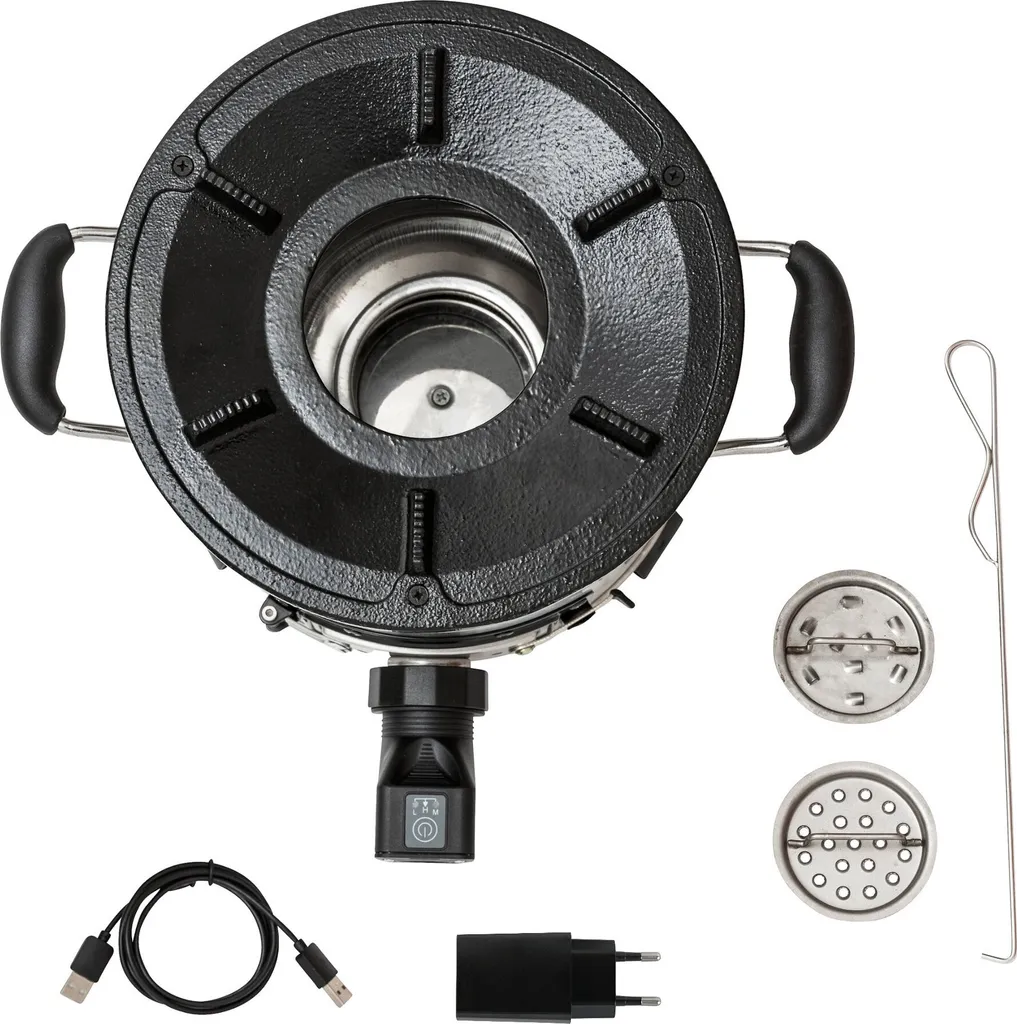Four-fusée Inoxydable BBQ-Toro RAKETE #3 à Ventilation USB pour Jardin - 7