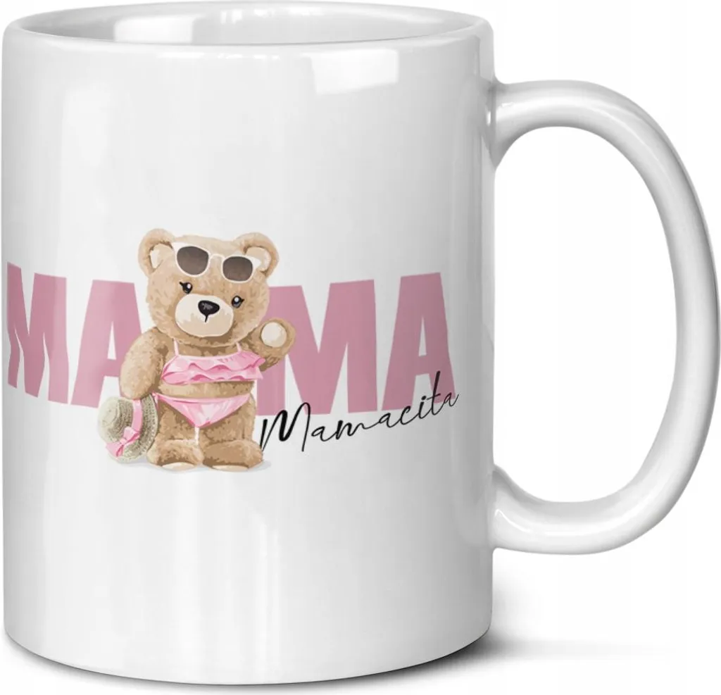 Tazza 'Papa Orso' 330ml - Idea Regalo Per Papà - Stampata A Mano In Baviera