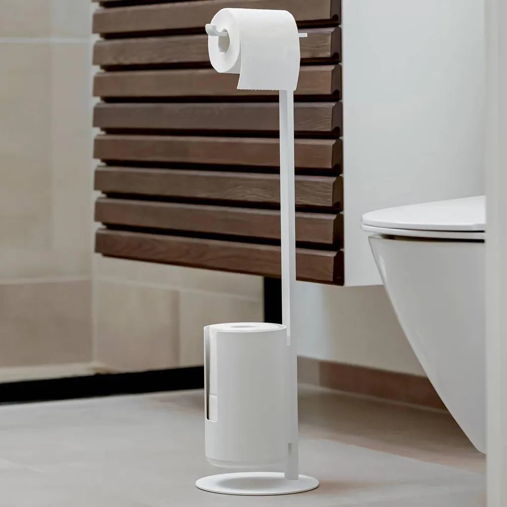 Réserve de Papier Toilette sur Pied Rim Blanc de Zone Denmark Design