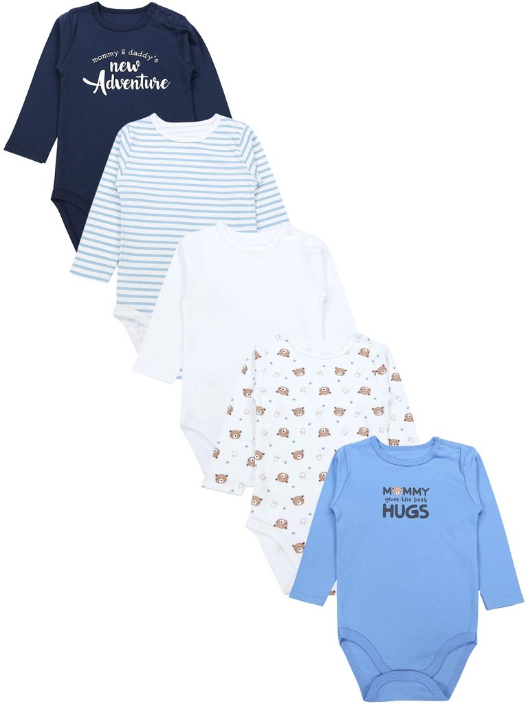 TupTam Langarmbody Baby Body 5er Set – Body Baby aus 100% Produktbild 