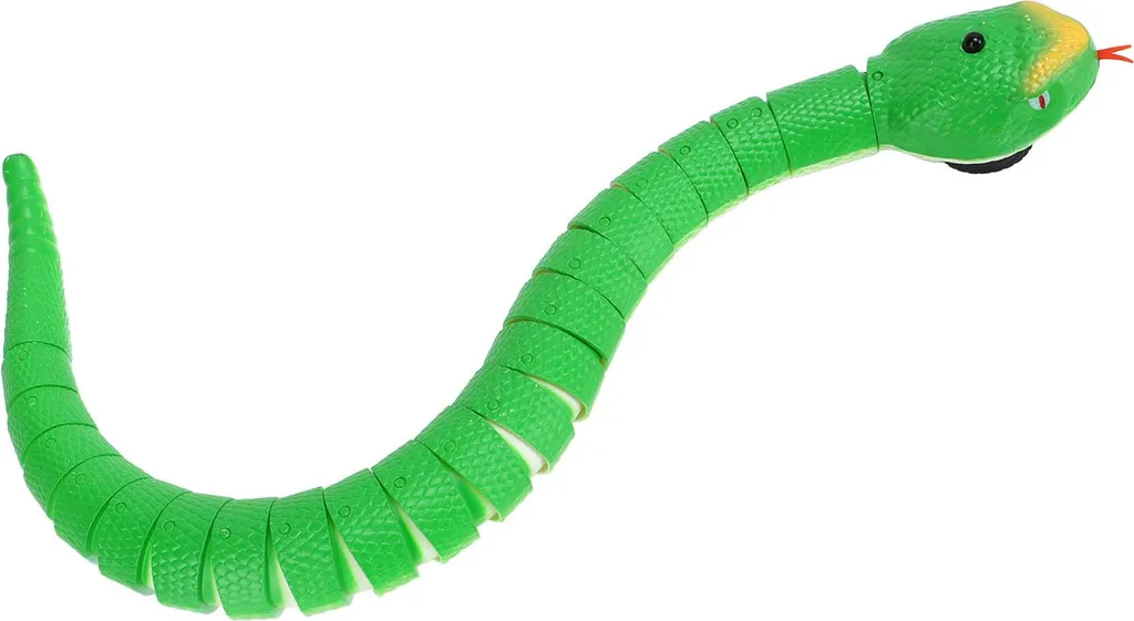 Jouet Serpent RC Vert avec Langue Rétractable et Télécommande Infrarouge - 5