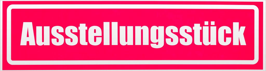Kiwistar Ausstellungsstück invertiert Magnetschild Schild magnetisch - 20cm Neonpink - Magnetfolie für Auto PKW Kfz