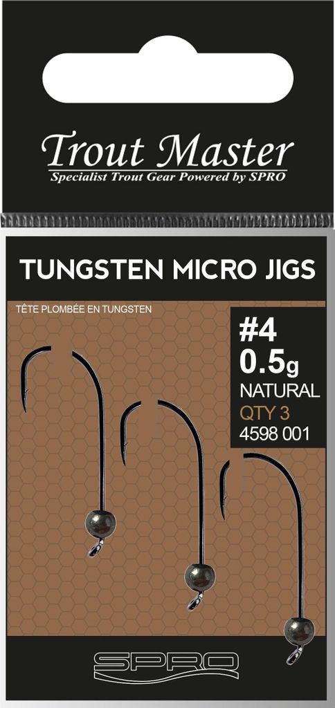 Spro TM Tungsten Micro Jigs Gr.4 - 0.5g UV Immagine del prodotto 