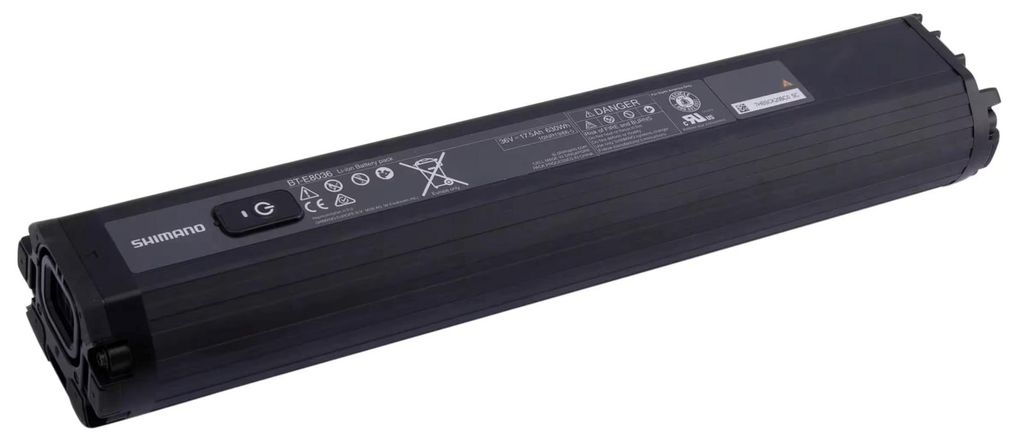 Shimano Rahmen Akku STEPS 630Wh BT-E8036 36 V 17,5 Ah Produktbild 
